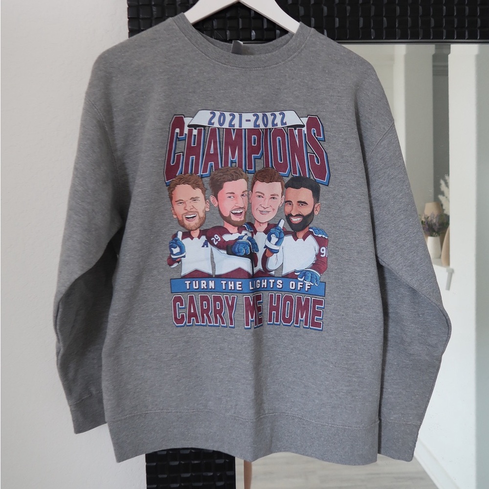 Colorado Avalanche Stanley Cup Champions Barstool Sweatshirt
